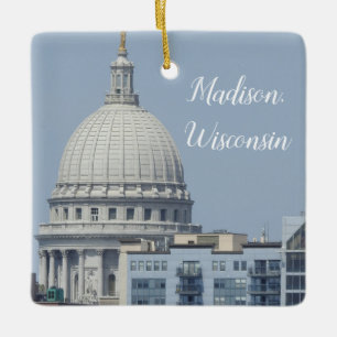 Madison, Wisconsin State Capitol Keramisch Ornament