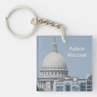 Madison, Wisconsin State Capitol Sleutelhanger