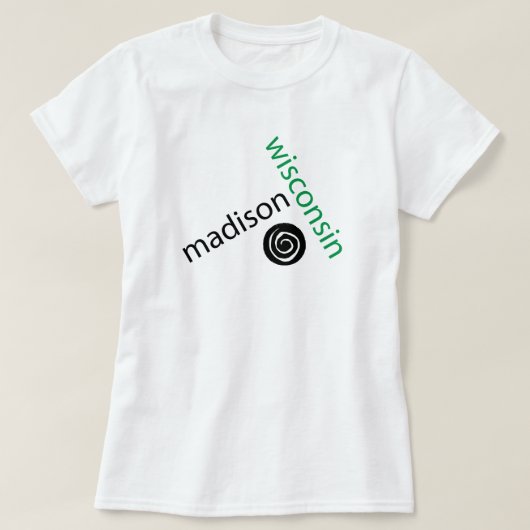 Madison Wisconsin T-shirt (Design voorkant)