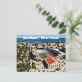 Madison Wisconsin The Capitol Briefkaart (Staand voorkant)