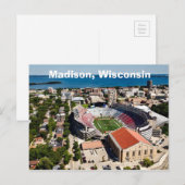 Madison Wisconsin The Capitol Briefkaart (Voorkant / Achterkant)