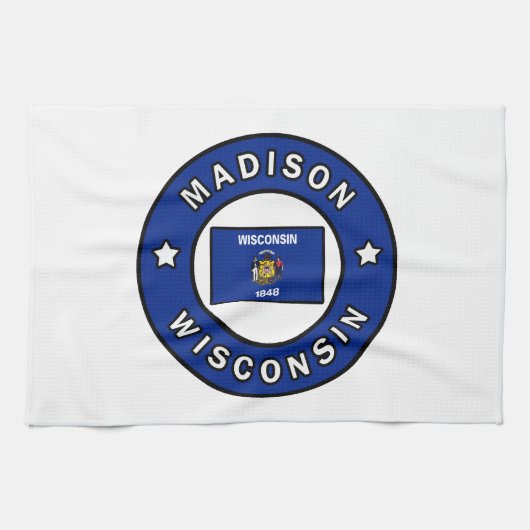 Madison Wisconsin Theedoek (Horizontaal)