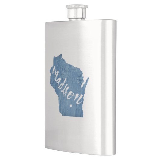 Madison, Wisconsin Wood Grain Flacon (Links)