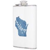 Madison, Wisconsin Wood Grain Heupfles (Links)