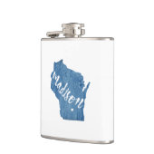 Madison, Wisconsin Wood Grain Heupfles (Links)