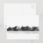 MADISON, WISCONSON SKYLINE BRIEFKAART (Voorkant / Achterkant)