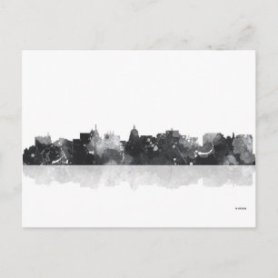 MADISON, WISCONSON SKYLINE BRIEFKAART