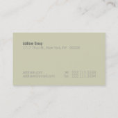 Madison XIII Visitekaartje (Achterkant)