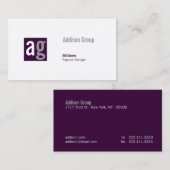 Madison XXI Visitekaartje (Voorkant / Achterkant)