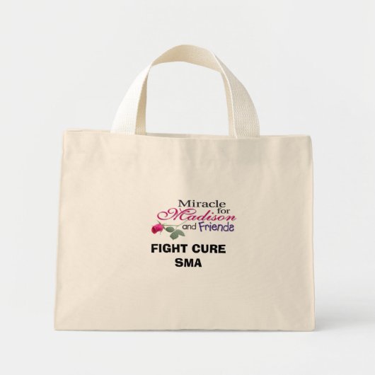 madisonandvrienden, FIGHT CURE SMA Mini Tote Bag (Voorkant)
