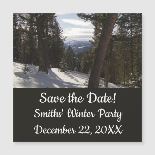 Madisongebergte in de winter in Montana (Voorkant)