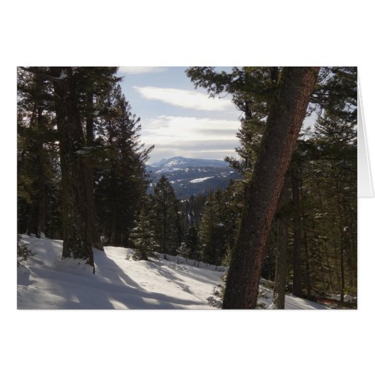 Madisongebergte in de winter in Montana (Voorkant Horizontaal)