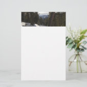 Madisongebergte in de winter in Montana Briefpapier (Staand voorkant)