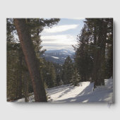 Madisongebergte in de winter in Montana Gastenboek (Achterkant)