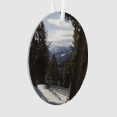 Madisongebergte in de winter in Montana Ornament (voorkant)