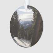 Madisongebergte in de winter in Montana Ornament (voorkant)