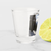 Madisongebergte in de winter in Montana Shot Glas (Links)