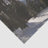 Madisongebergte in de winter in Montana Tissuepapier (Detail)