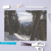 Madisongebergte in de winter in Montana Tissuepapier (Craft)