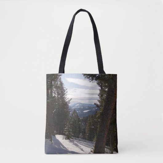 Madisongebergte in de winter in Montana Tote Bag (Voorkant)
