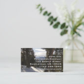 Madisongebergte in de winter in Montana Visitekaartje (Staand voorkant)