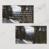 Madisongebergte in de winter in Montana Visitekaartje (Voorkant / Achterkant)