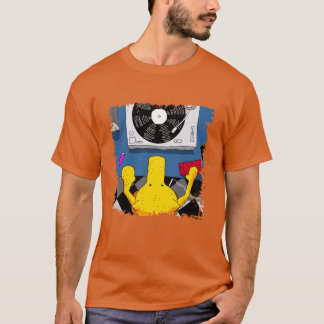 Madlib speelt muziek hiphop stijl vintage t-shirt