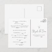 MadLib spel - Verloving, afscheid partij, Feestdagenkaart (Voorkant / Achterkant)