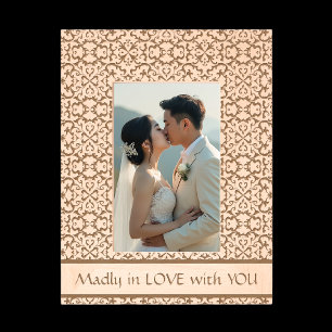 Madly verliefd op jou gegraveerde lijstjes