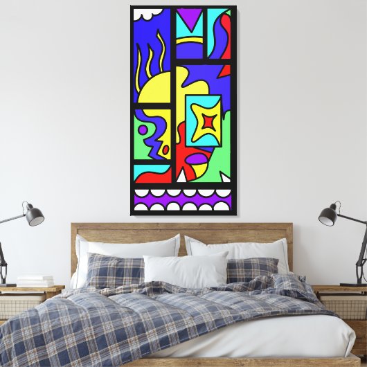 Madman  canvas afdruk (Insitu (Slaapkamer))