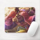Madman Gaming Mousepad | Kunst met Power Lifter-th Muismat (Met muis)