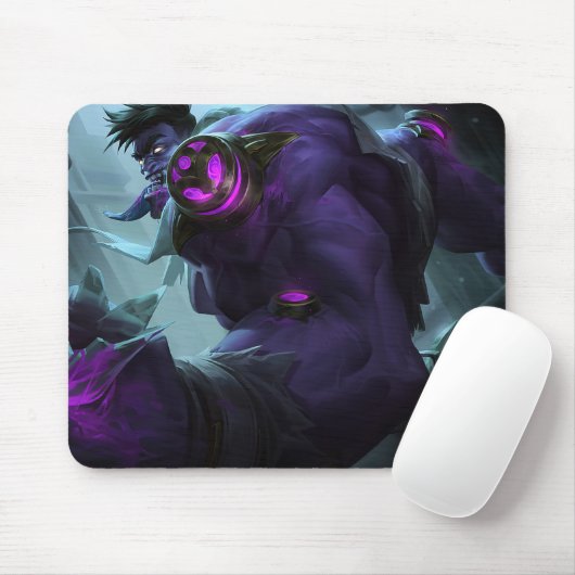 Madman Gaming Mousepad | Kunst met Power Lifter-th Muismat (Met muis)
