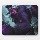 Madman Gaming Mousepad | Kunst met Power Lifter-th Muismat (Voorkant)