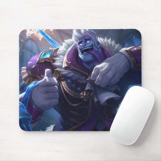 Madman Gaming Mousepad | Kunst met Power Lifter-th Muismat (Met muis)