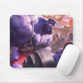 Madman Gaming Mousepad | Kunst met Power Lifter-th Muismat (Met muis)