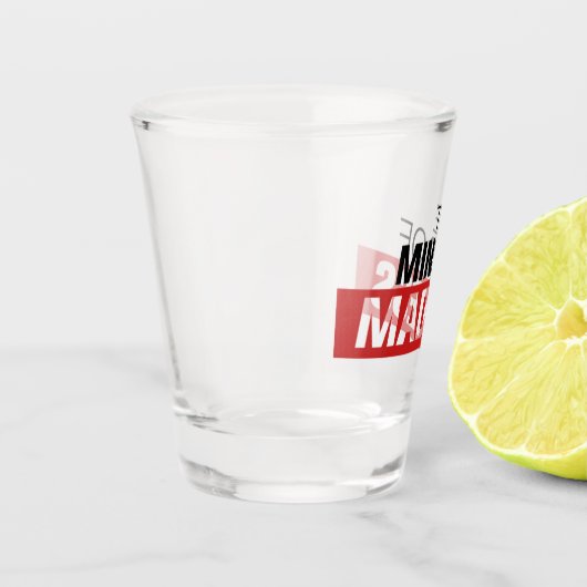 Madness Shot Glass Shot Glas (Links)