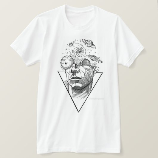 Madness Skull T-shirt – Donker Gotische Streetwear (Design voorkant)