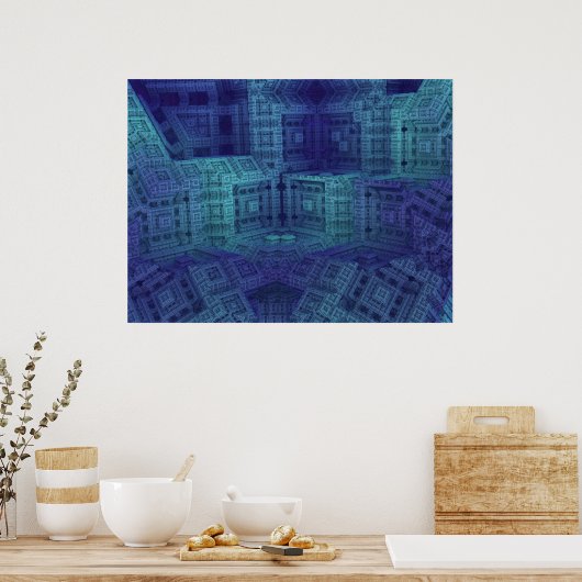 Madness^ (vierkant) poster (Keuken)