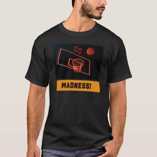 Madness Zero op de Shot Clock T-shirt (Voorkant)