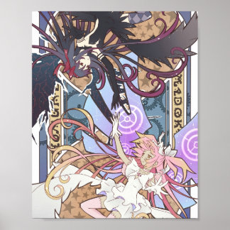 Madoka en Homura Poster