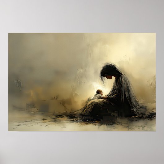 Madona en kind poster (Voorkant)