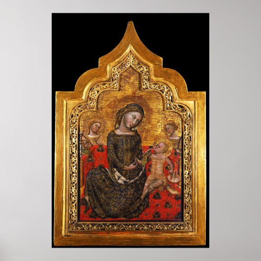 MADONEN VAN MENSELIJKHEID DOOR Vitale da Bologna Poster (Voorkant)