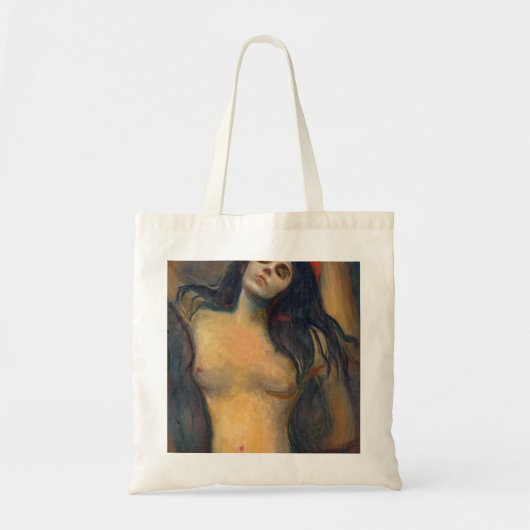 Madonna 1894, ingediend door Edvard Munch Tote Bag (Voorkant)