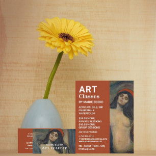 Madonna 1894 versie van Edvard Munch, kunstklassen Flyer