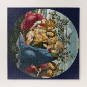 Madonna aanbidding van het kind met 5 engelen Bott Legpuzzel (Horizontaal)