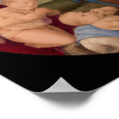 Madonna Adoring the Child with the Baby Saint Poster (Hoek)