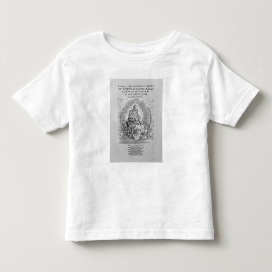 Madonna als moeder die borstvoeding geeft... kinder shirts (Voorkant)