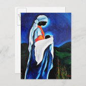 Madonna and child - Beloved Son 2008 Briefkaart (Voorkant / Achterkant)