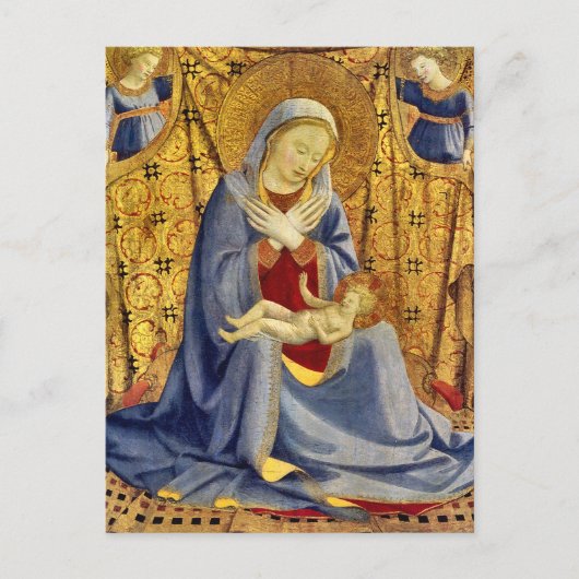 Madonna and Child by Fra Angelico Briefkaart (Voorkant)