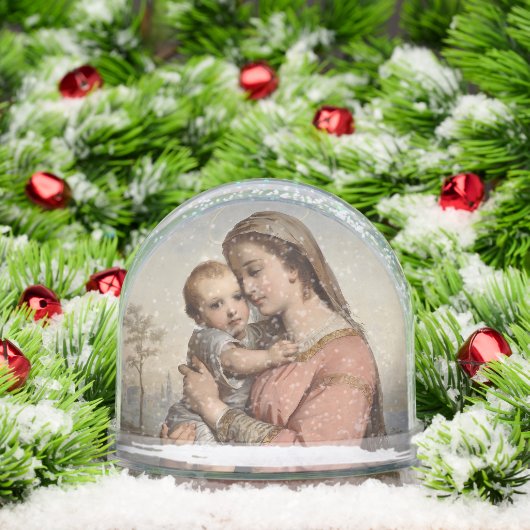 Madonna and Child by Franz Russ the Elder Sneeuwbol (Kerstmis)